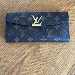 Designer look monogram print Wallet